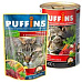 Консервированный корм для кошек  "Puffins" Говядина в желе ж/б 415 гр.