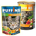 Консервированный корм для кошек  "Puffins" Мясное ассорти в желе ж/б 415 гр.