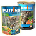 Консервированный корм для кошек  "Puffins" Рыбное ассорти в желе ж/б 415 гр.
